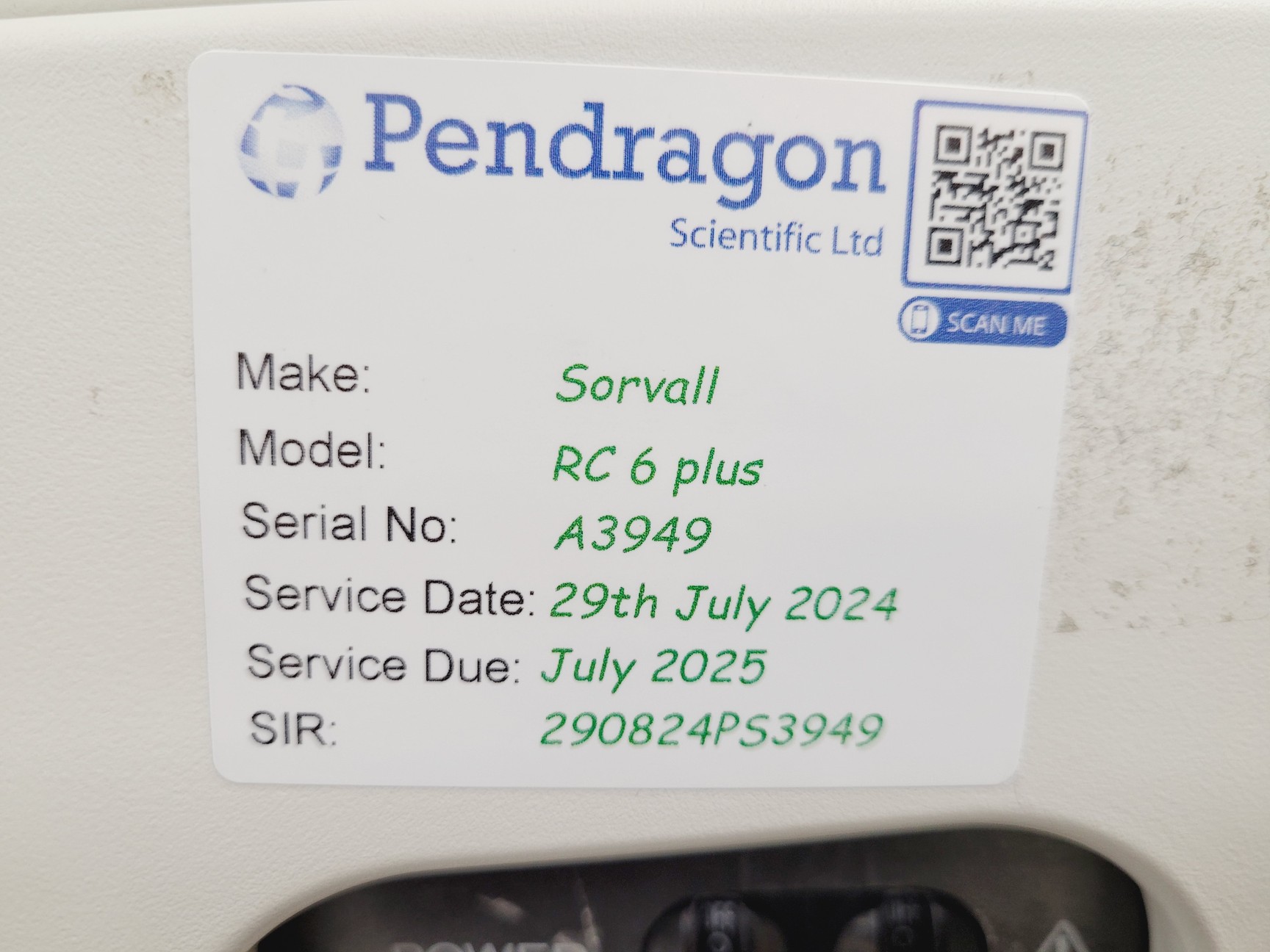 Image of Sorvall RC 6+ Floor Standing Centrifuge Spares/Repair Lab