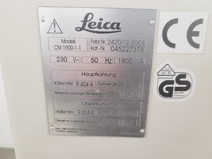 Thumbnail image of Leica Cryostat CM1900 CM1900-1-1 Lab