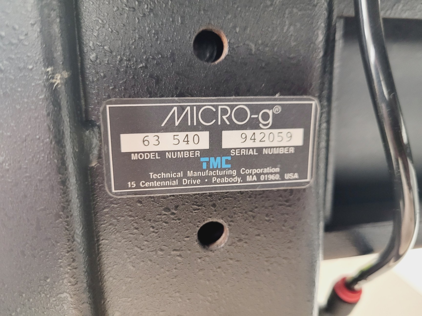 Image of TMC Optics Model-63-540 Isolation Table