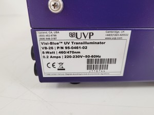 Thumbnail image of UVP Visi-Blue Transilluminator Model- VB-26