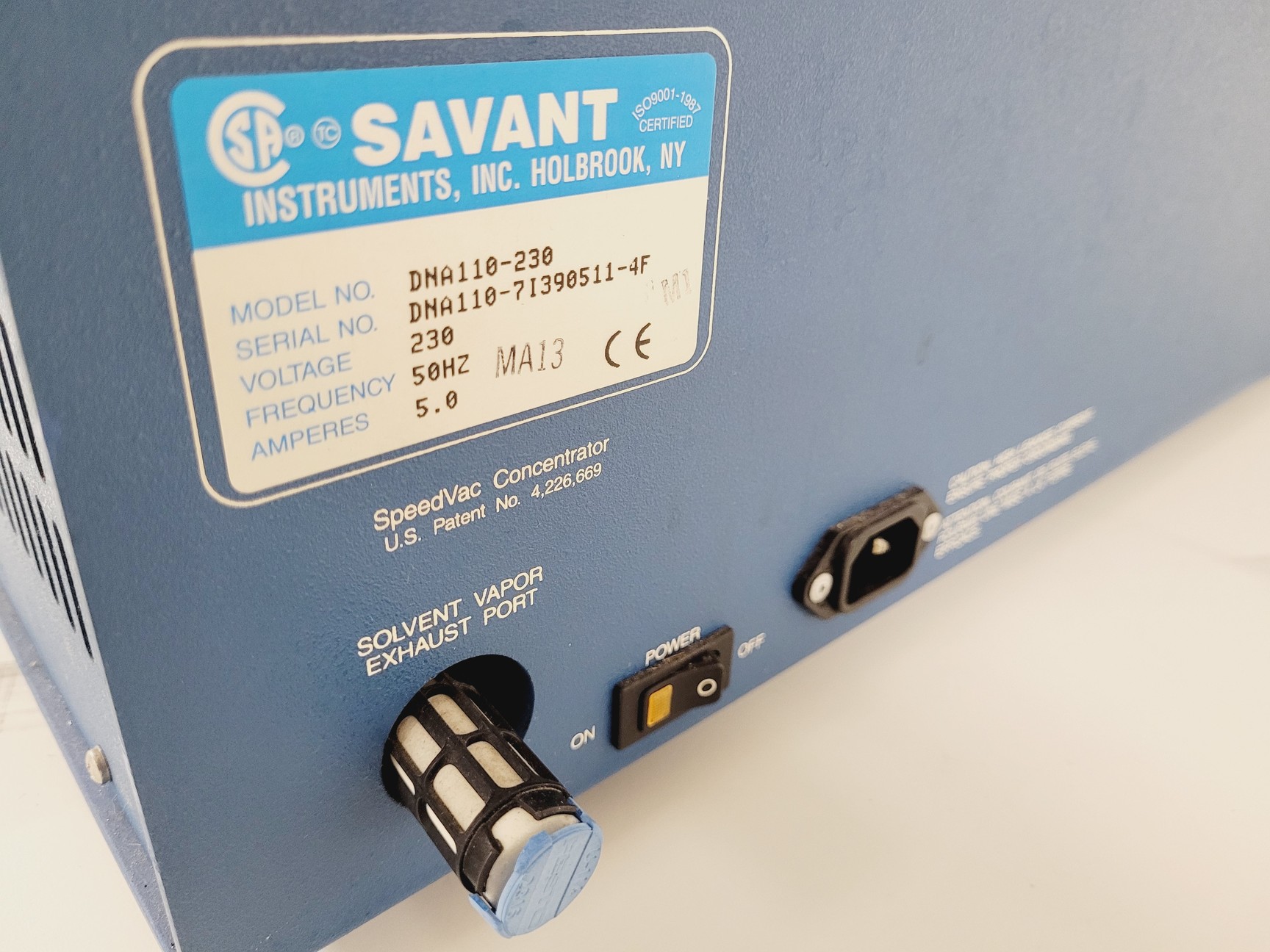 Image of Savant DNA Speed Vac Model-DNA110 Lab Spares/Repairs