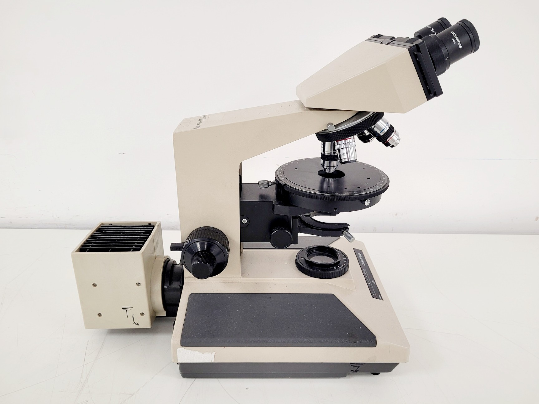 Image of Olympus BH-2 Microscope w/ 5 x Objectives SPlan 10PL 20PL 40PL Lab