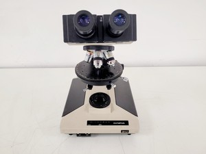 Thumbnail image of Olympus BH-2 Microscope w/ 5 x Objectives SPlan 10PL 20PL 40PL Lab