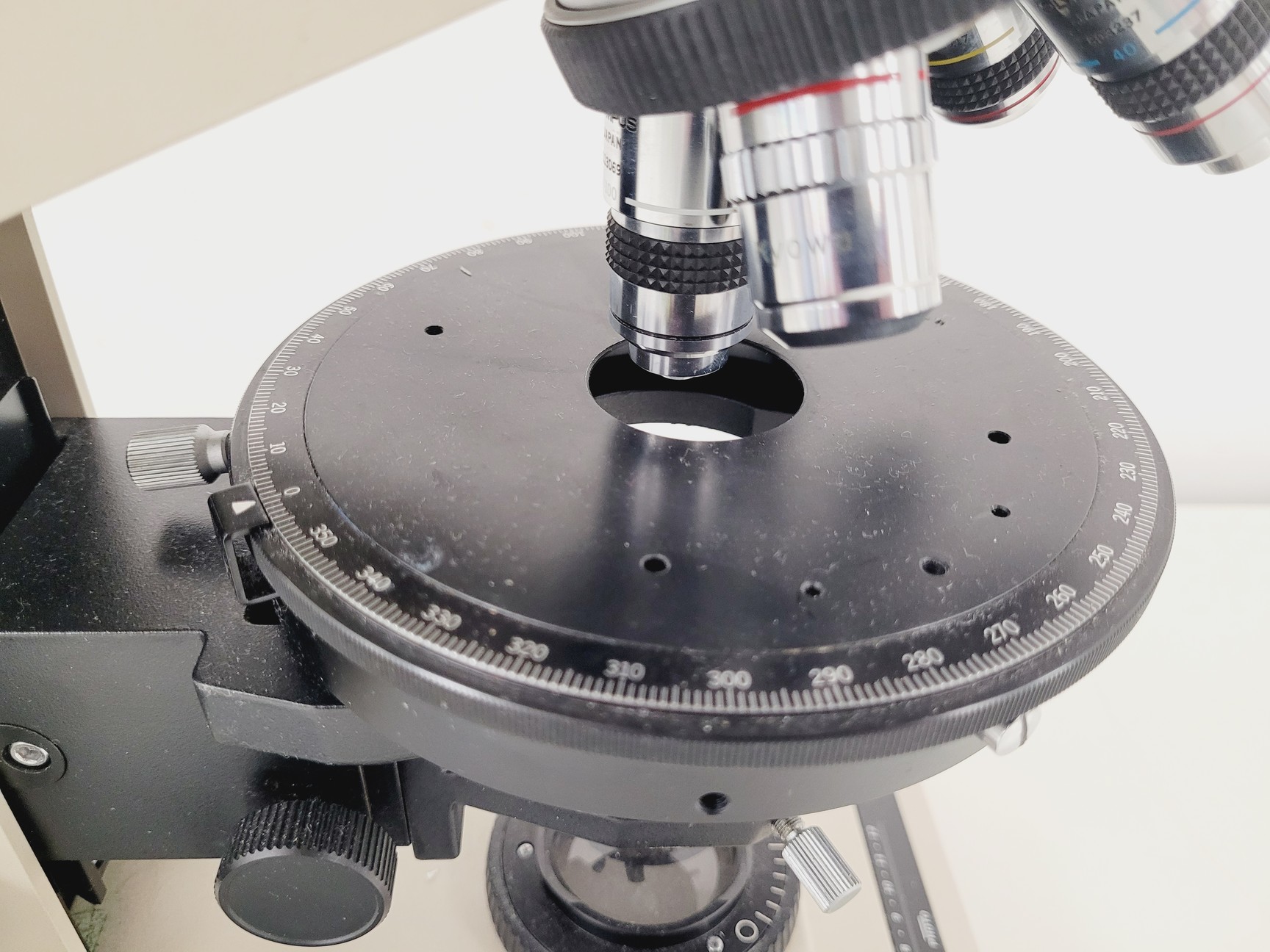 Image of Olympus BH-2 Microscope w/ 5 x Objectives SPlan 10PL 20PL 40PL Lab