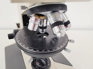 Thumbnail image of Olympus BH-2 Microscope w/ 5 x Objectives SPlan 10PL 20PL 40PL Lab