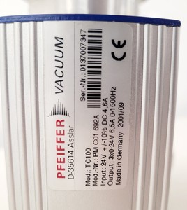 Thumbnail image of PFEIFFER Turbomolecular Vacuum Pump TMH 071 P with TC100 Controller