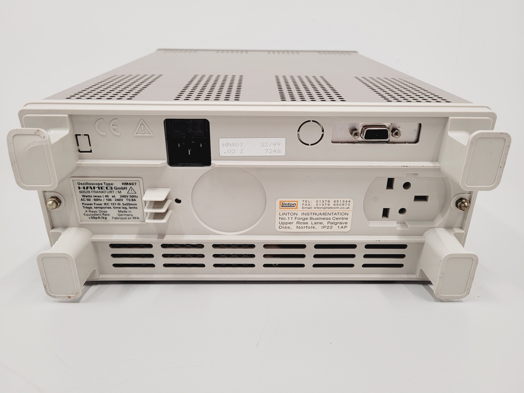 Image of Hameg Instruments HM407 Analog Digital Scope Oscilloscope Lab