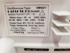 Thumbnail image of Hameg Instruments HM407 Analog Digital Scope Oscilloscope Lab