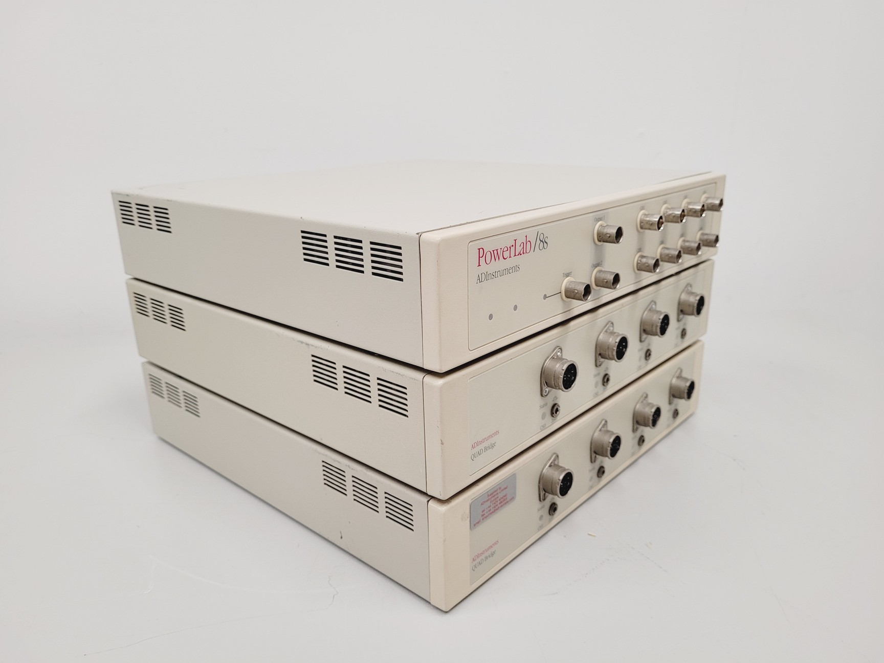 Image of ADInstruments PowerLab/8S and Two Quad Bridge ML118, Probes and Software 