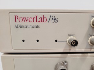 Thumbnail image of ADInstruments PowerLab/8S and Two Quad Bridge ML118, Probes and Software 