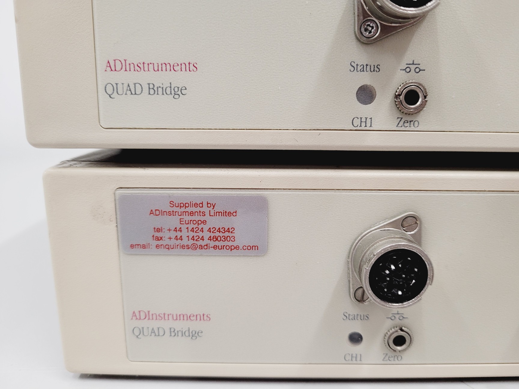 Image of ADInstruments PowerLab/8S and Two Quad Bridge ML118, Probes and Software 