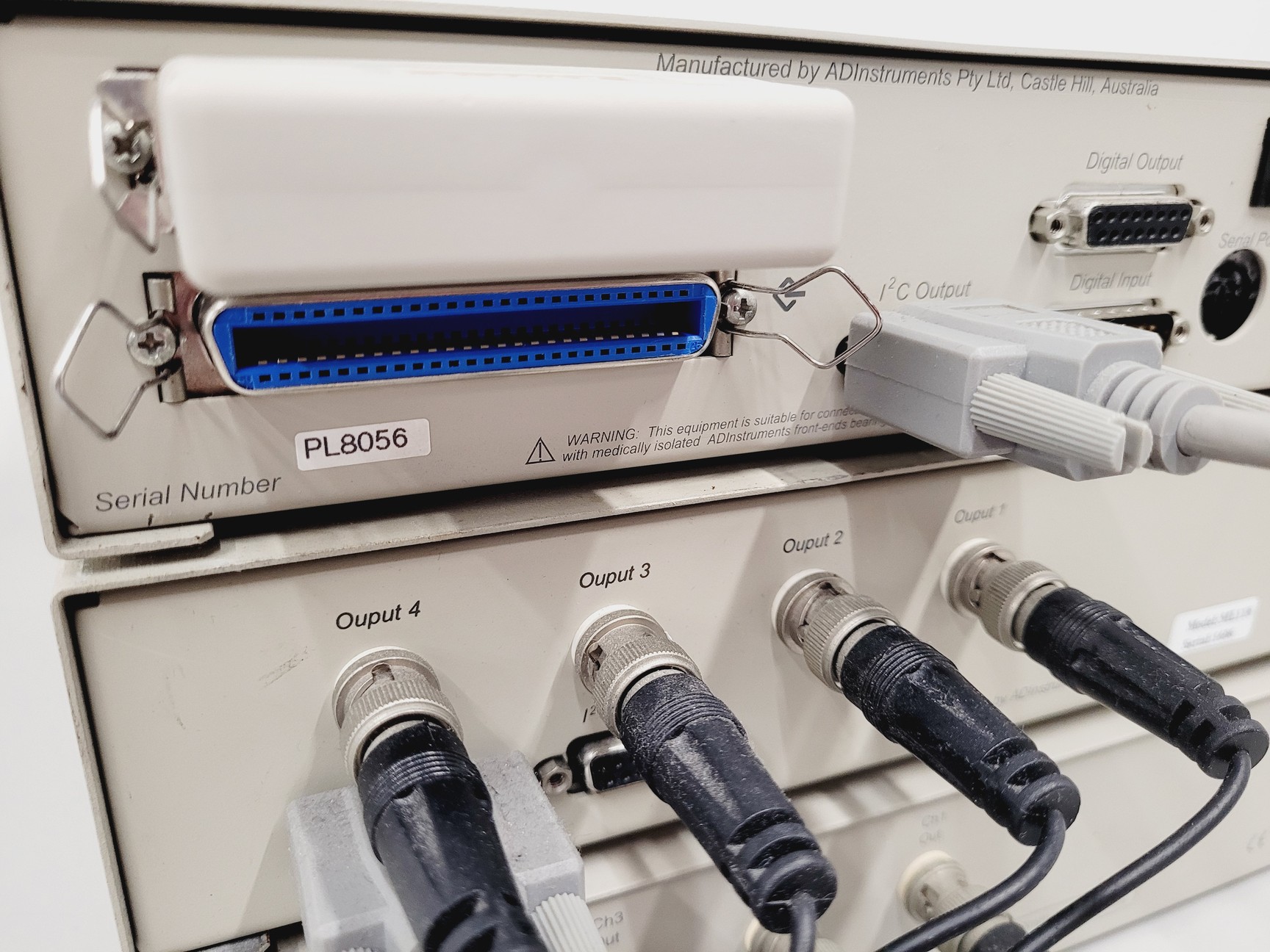 Powerlab Adinstruments Models ADInstruments PowerLab/8S and Two Quad Bridge ML118, Probes and Software