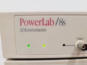 Thumbnail image of ADInstruments PowerLab/8S and Two Quad Bridge ML118, Probes and Software 