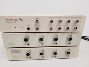 Thumbnail image of ADInstruments PowerLab/8S and Two Quad Bridge ML118, Probes and Software 
