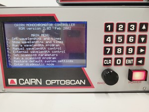 Thumbnail image of Cairn Optoscan and Monochromator with Arc Lamp and Power Supply, Software etc