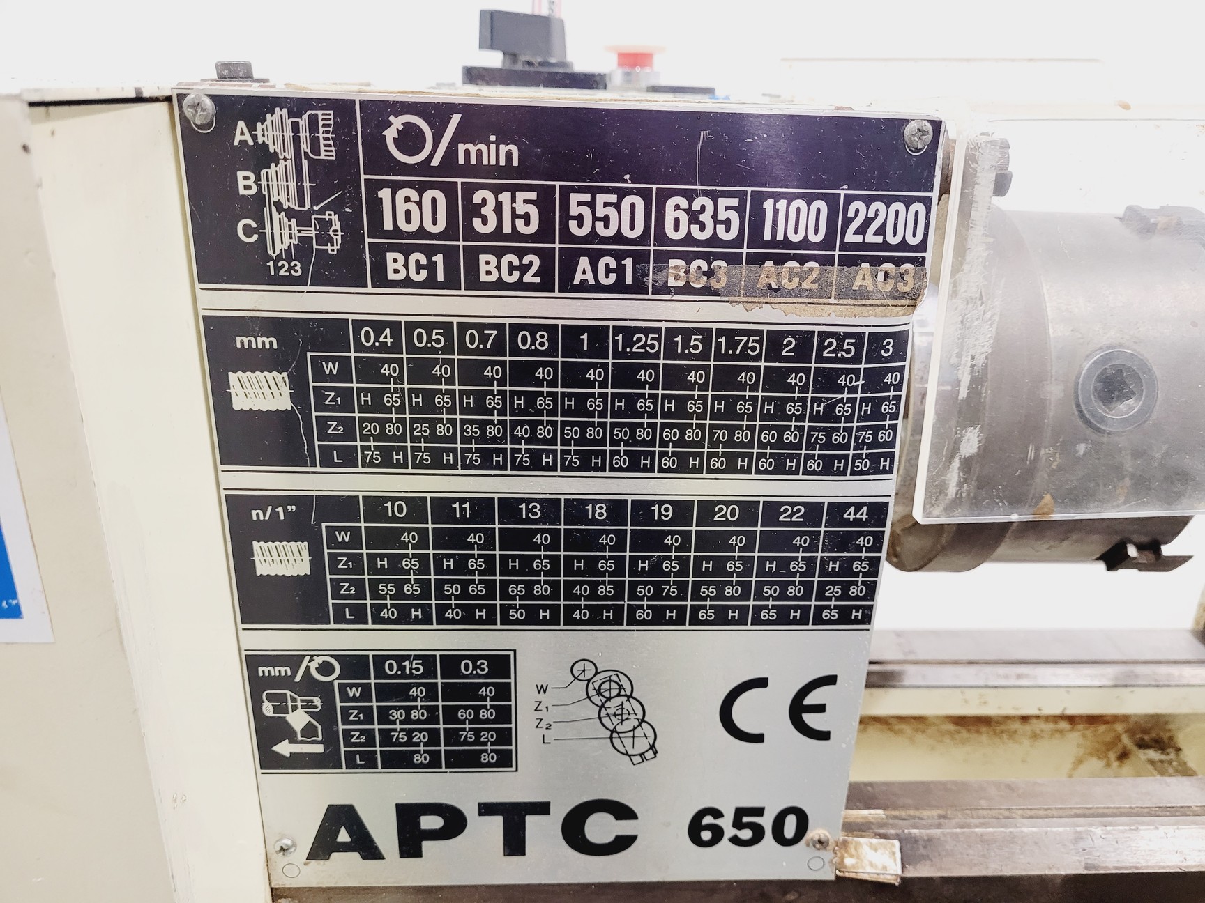 Image of Axminster APTC 650 Metal Lathe Floor Standing 1 Phase with Accessories