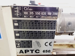 Thumbnail image of Axminster APTC 650 Metal Lathe Floor Standing 1 Phase with Accessories