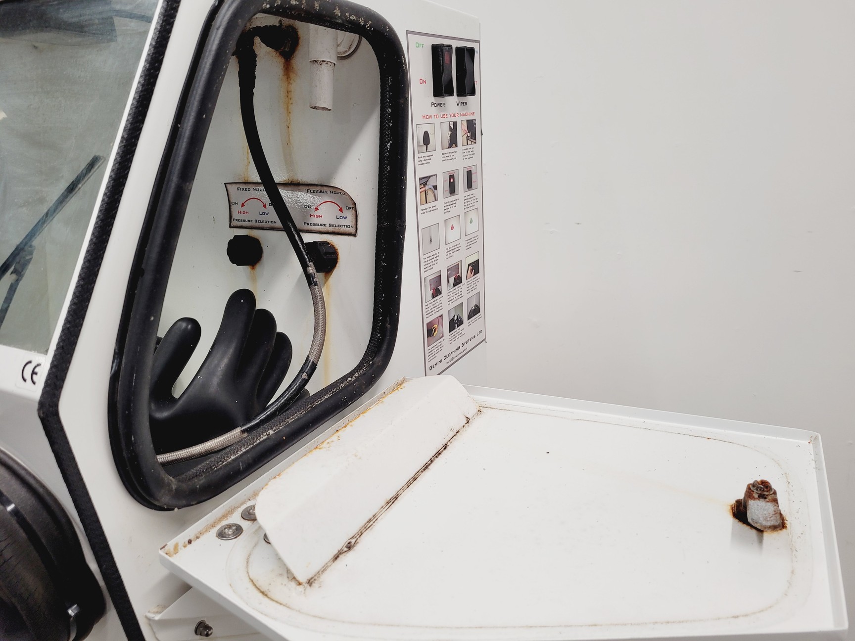 Image of Gemini Cleaning Systems Genie 460 Glovebox Pressure Wash Cabinet 3D Printing