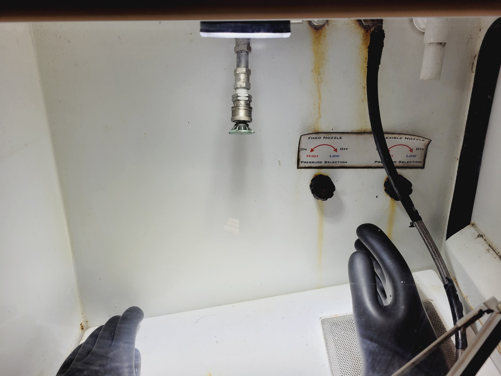 Image of Gemini Cleaning Systems Genie 460 Glovebox Pressure Wash Cabinet 3D Printing