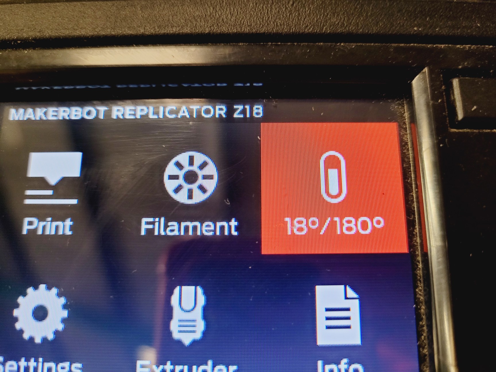 Image of MakerBot Replicator Model Z18 3D Printer 5th Gen