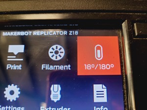Thumbnail image of MakerBot Replicator Model Z18 3D Printer 5th Gen