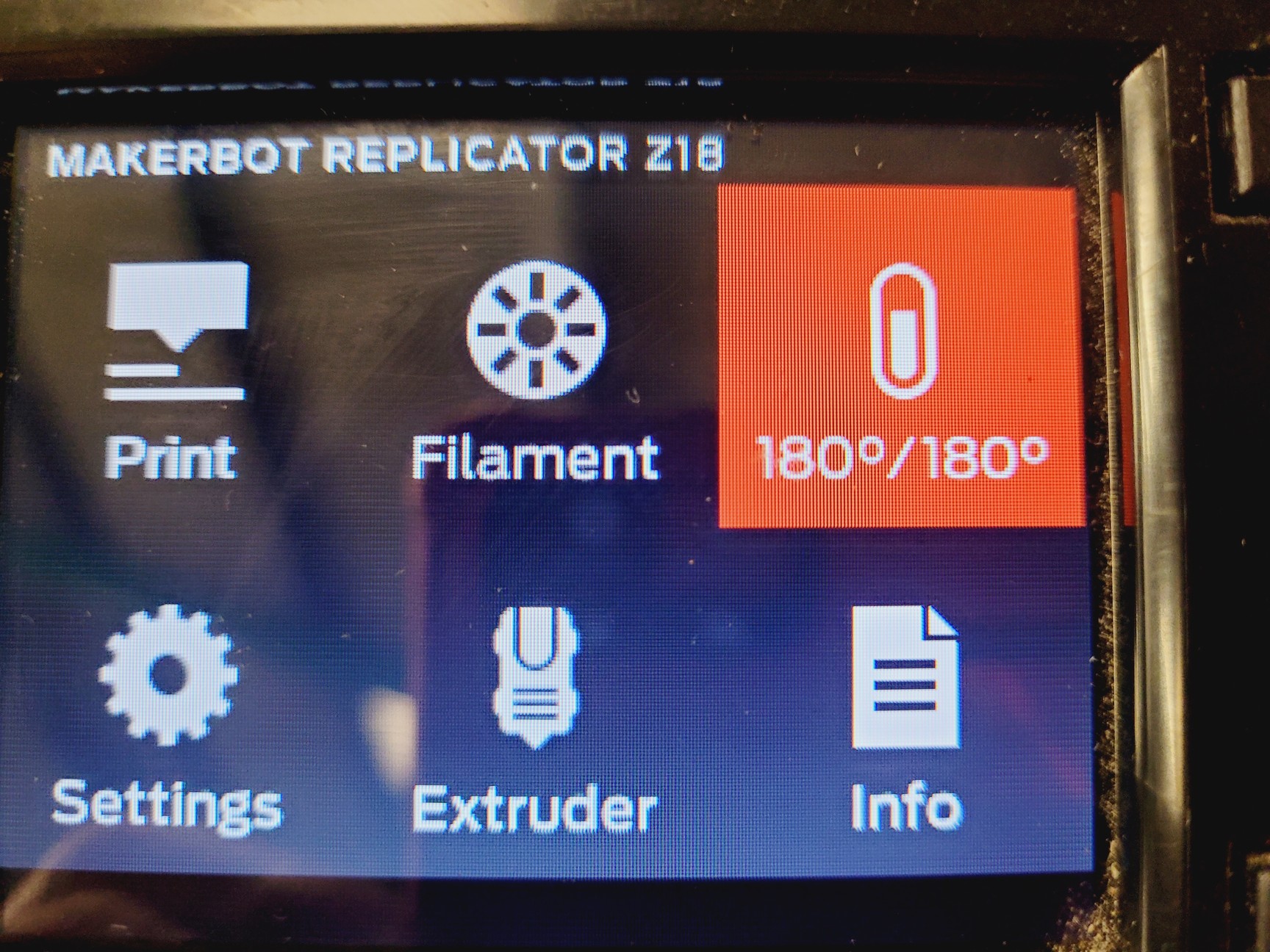 Image of MakerBot Replicator Model Z18 3D Printer 5th Gen