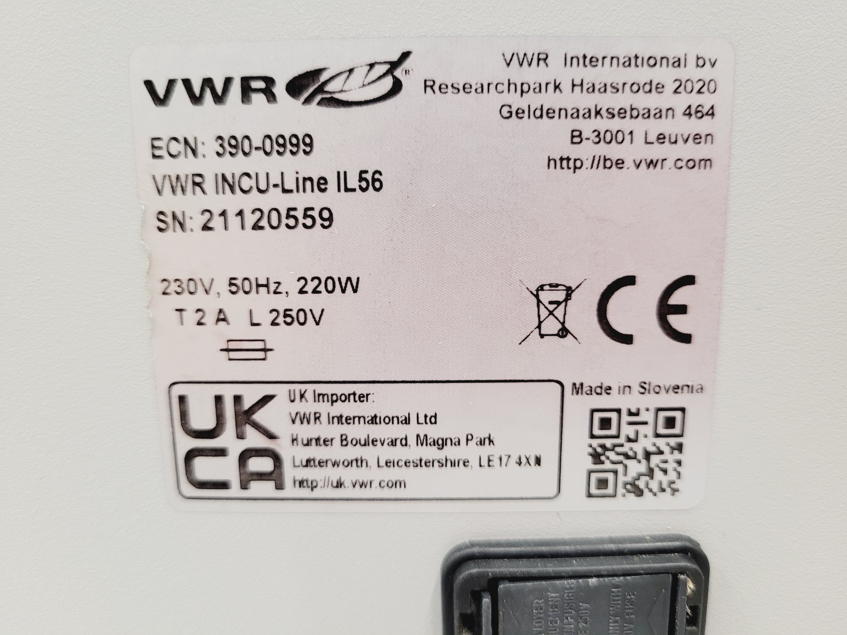 Image of VWR INCU-Line IL 56 Bench Top Incubator Lab