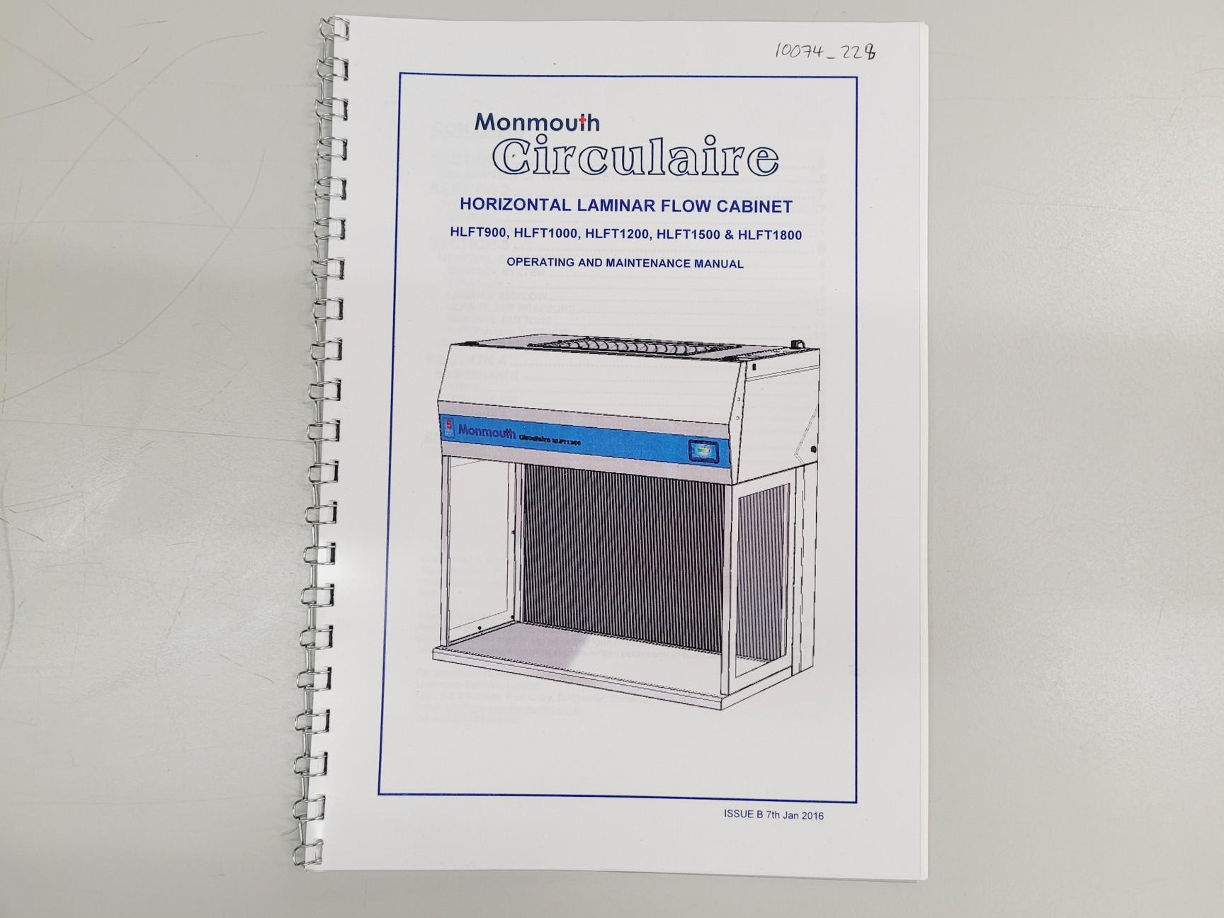 Image of Monmouth Circulaire HLFT 1200 Laminar Flow Cabinet Lab