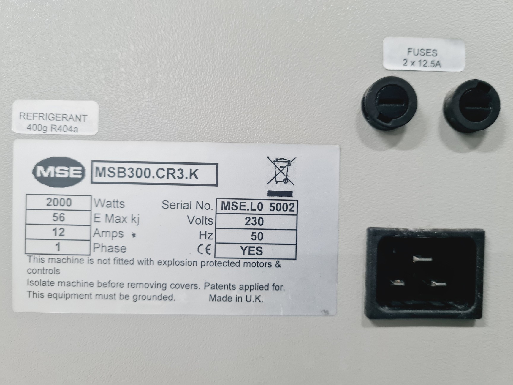 Image of MSE Falcon 6/300 Refrigerated Centrifuge Lab Spares/Repairs