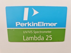 Thumbnail image of Perkin Elmer Lambda 25 UV/VIS Spectrometer Lab