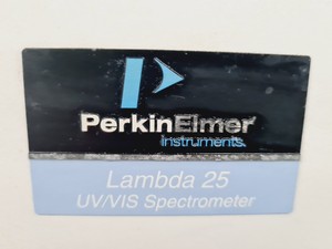 Thumbnail image of Perkin Elmer Lambda 25 UV/Vis spectrophotometer