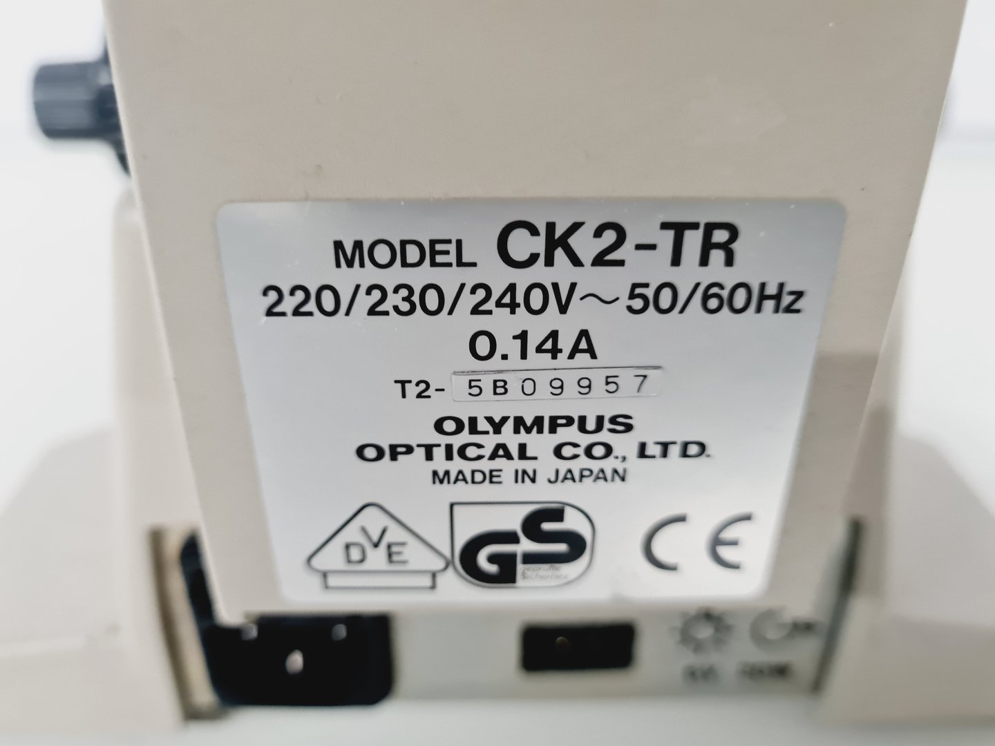 Image of Olympus CK2 CK2-TR Inverted Microscope with 4 x Objectives Lab