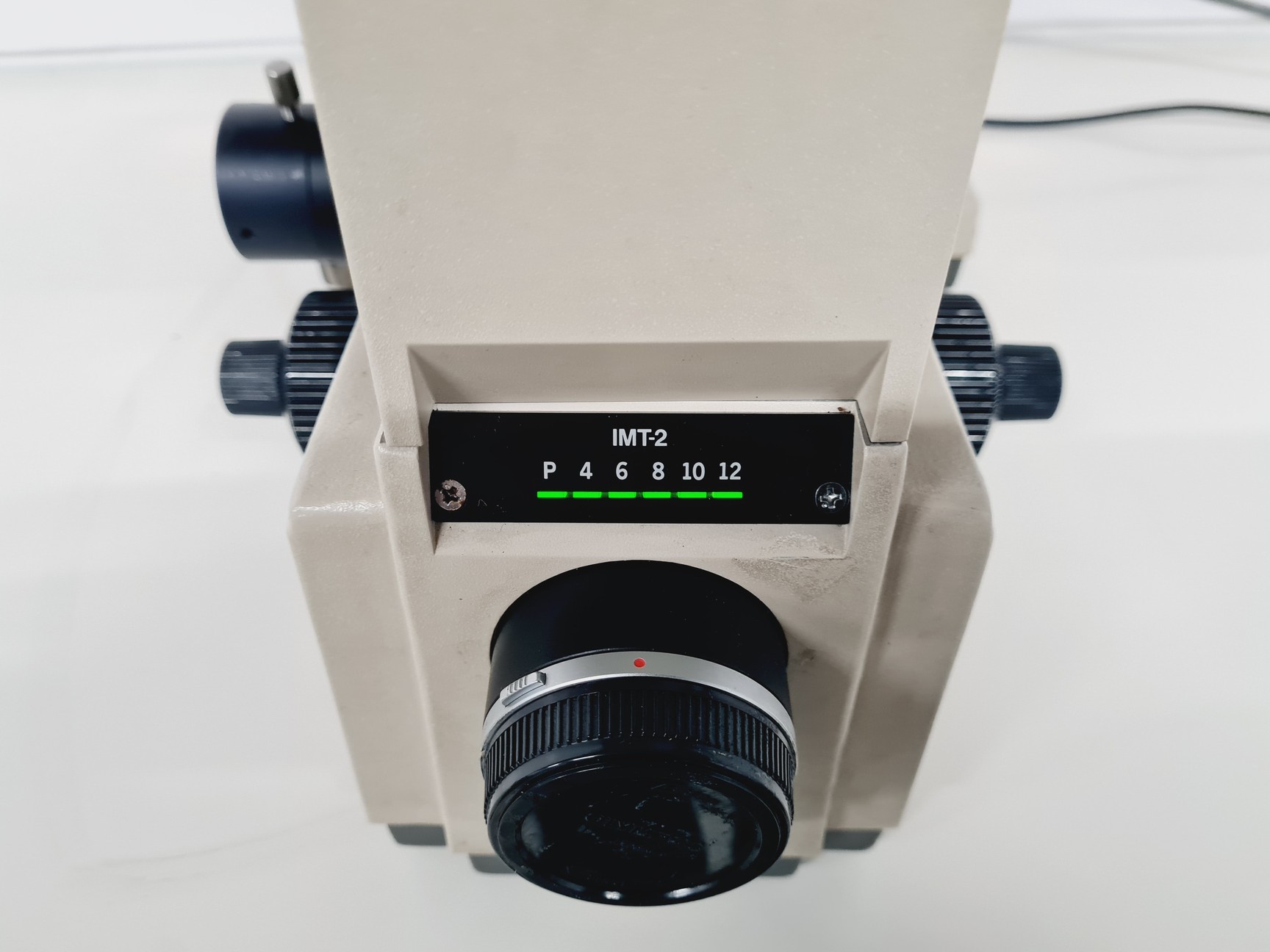 Image of Olympus IMT-2 Inverted Research Microscope with 3 x Objectives, SPlan, Ph3 Lab