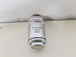 Thumbnail image of Nikon Optiphot-2 Microscope Lab w/ 4 x Objectives Japan M Plan, Fluor Lab