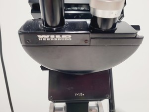 Thumbnail image of Wild Heerbrugg M40 - 81431 Inverted Microscope with Sixtuple Turret and PSU