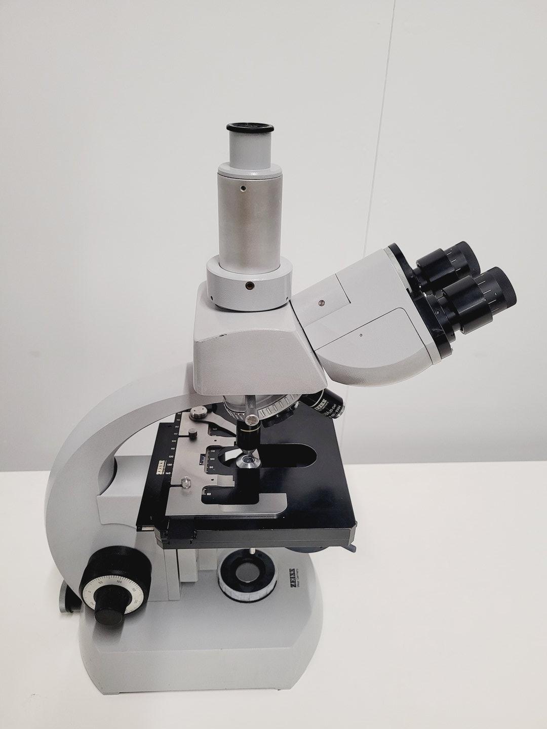 Image of Zeiss 47 09 14 Microscope Trinocular Head with Power Supply