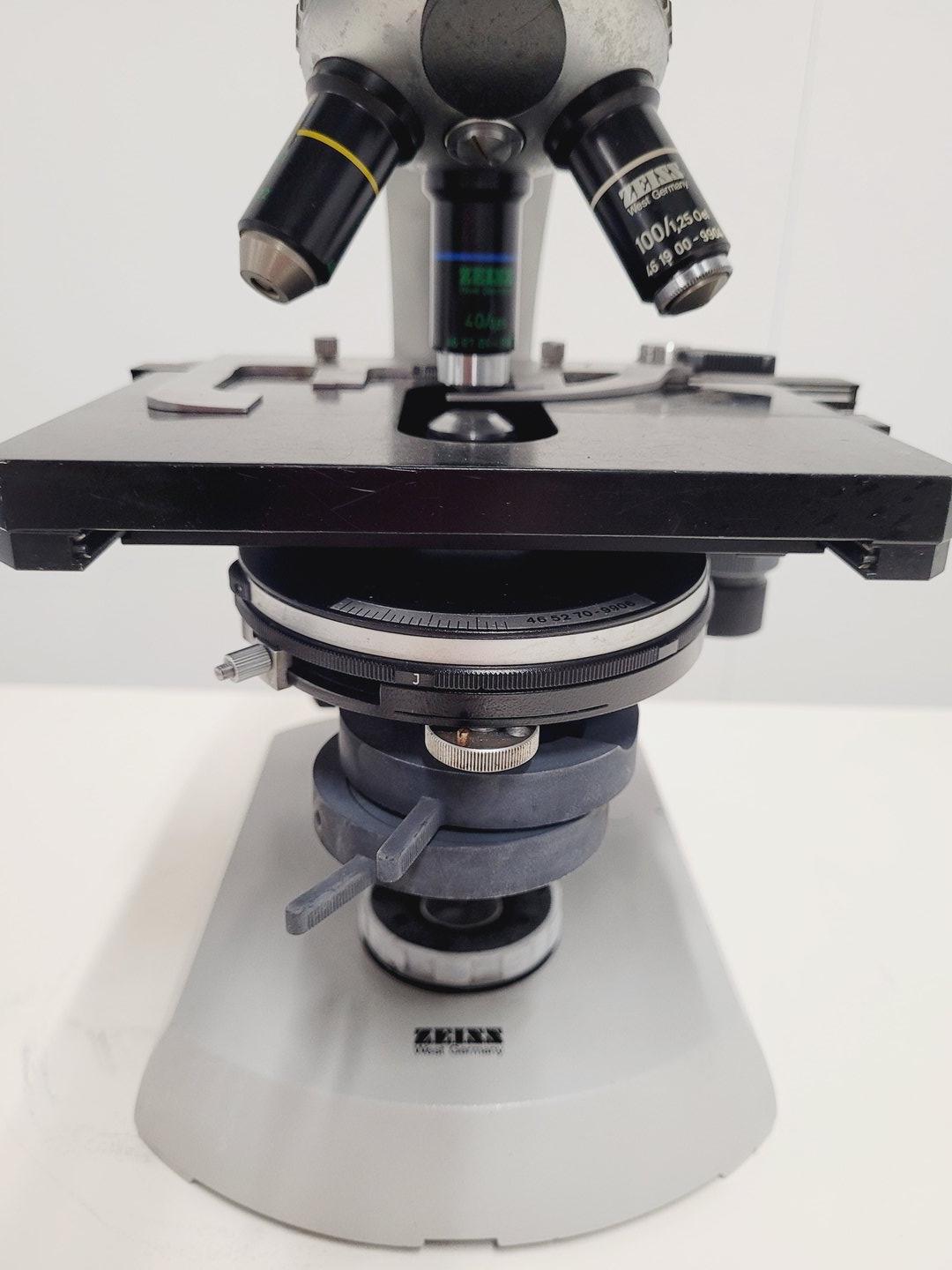 Image of Zeiss 47 09 14 Microscope Trinocular Head with Power Supply