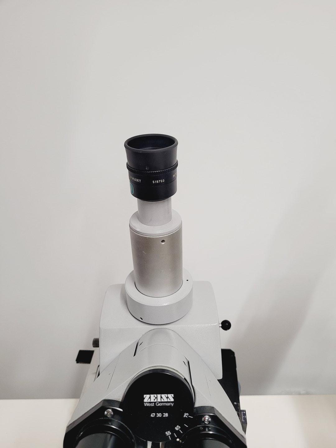 Image of Zeiss 47 09 14 Microscope Trinocular Head with Power Supply