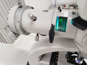 Thumbnail image of Zeiss 47 09 14 Fluorescence Microscope with Zeiss Power Supply and Light Box