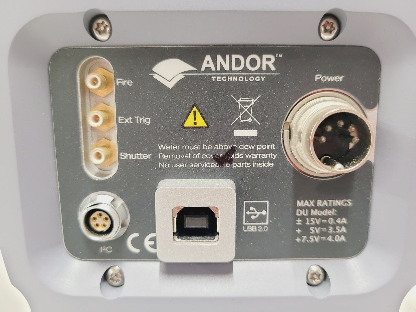 Image of Andor iKon DU934N-BV Microscope CCD Camera with PSU and Andor Software