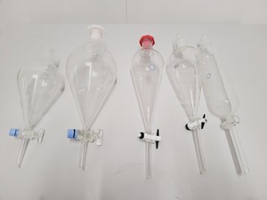 Thumbnail image of 12 Piece Lab Glassware Collection Buchi, Schott Duran, Lenz, Pyrex, Volac, etc