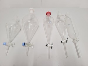 Thumbnail image of 12 Piece Lab Glassware Collection Buchi, Schott Duran, Lenz, Pyrex, Volac, etc