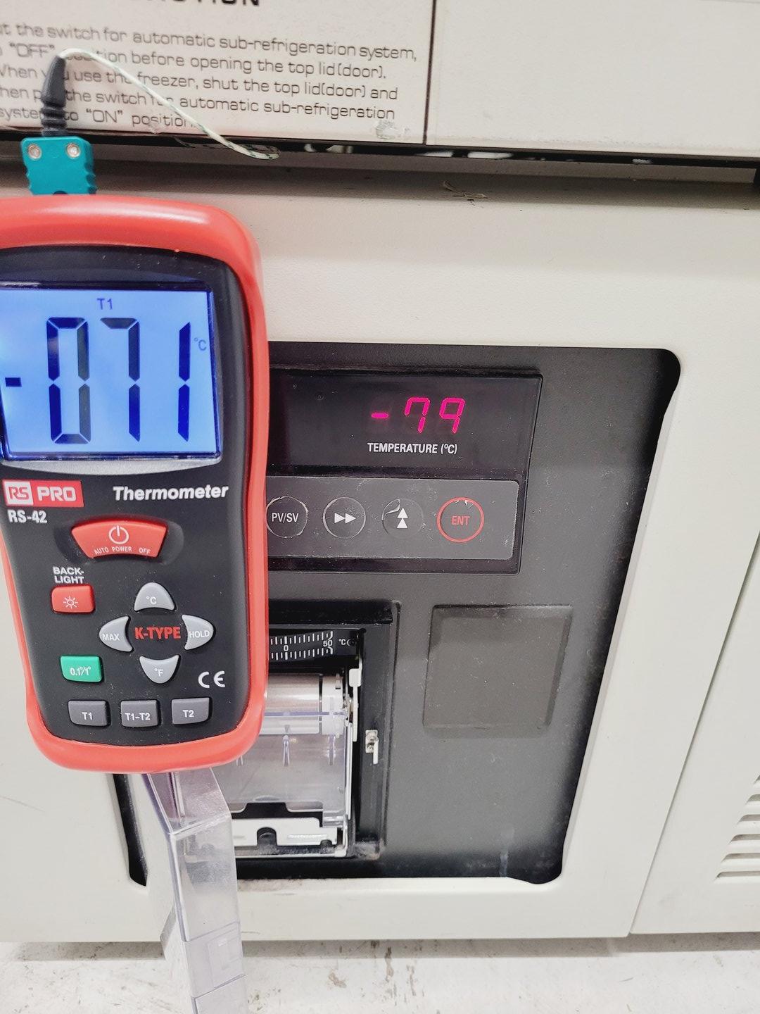 Image of Sanyo  Ultra Low Temperature Freezer MDF-U3086SBT ULT Lab Spares/Repairs
