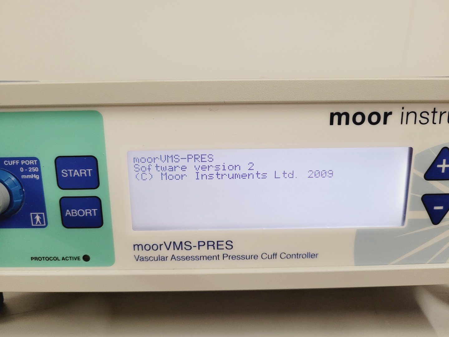 Image of Moor Instruments Moor VMS-PRES Vascular Assessment Cuff Controller Lab