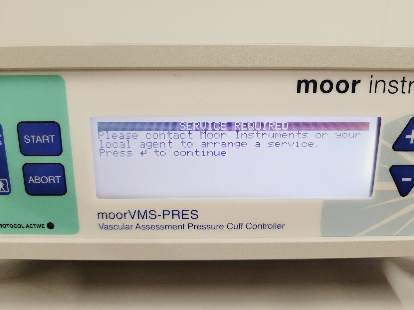 Image of Moor Instruments Moor VMS-PRES Vascular Assessment Cuff Controller Lab