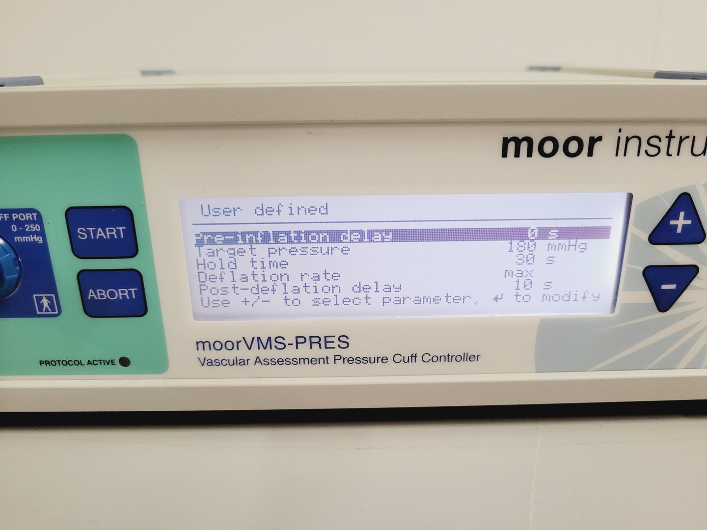 Image of Moor Instruments Moor VMS-PRES Vascular Assessment Cuff Controller Lab