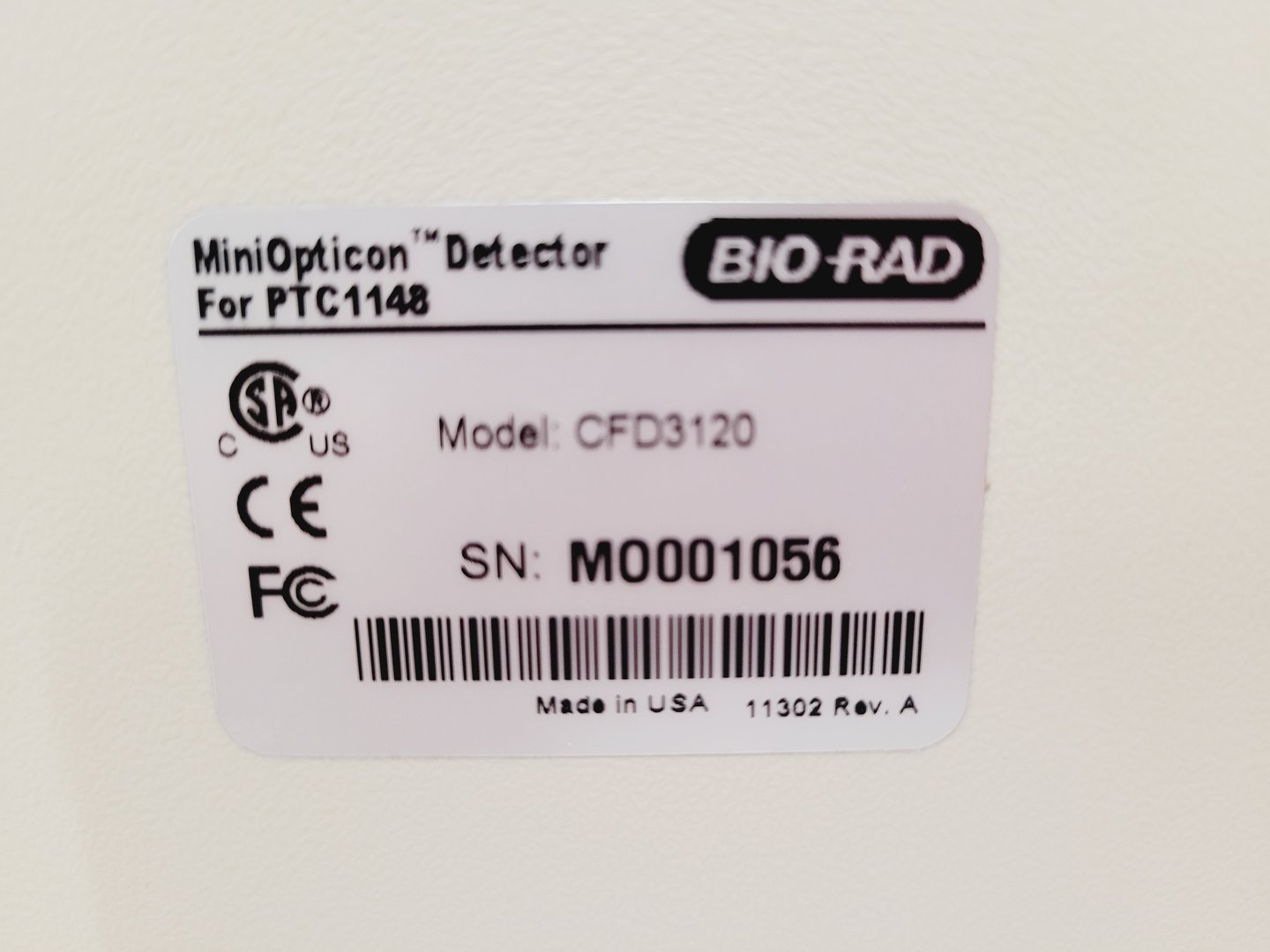 Image of Bio-Rad MJ Mini MiniOpticon Personal Thermal Cycler with Opticon Detector Lab
