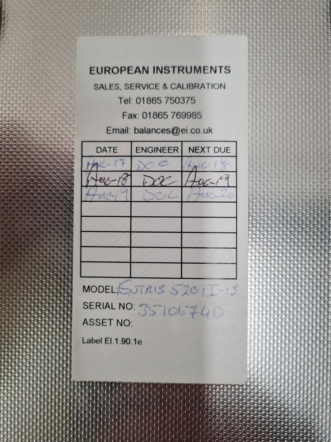 Image of Sartorius Entris 5201l-1S Precision Balance Scales Lab