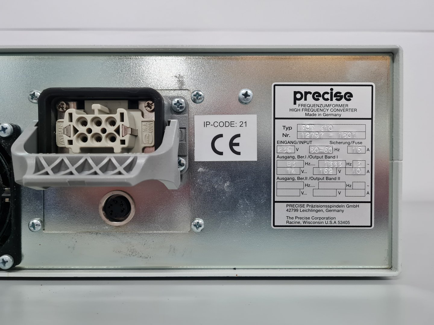 Image of Precise PCF 310 High Frequency Converter Lab