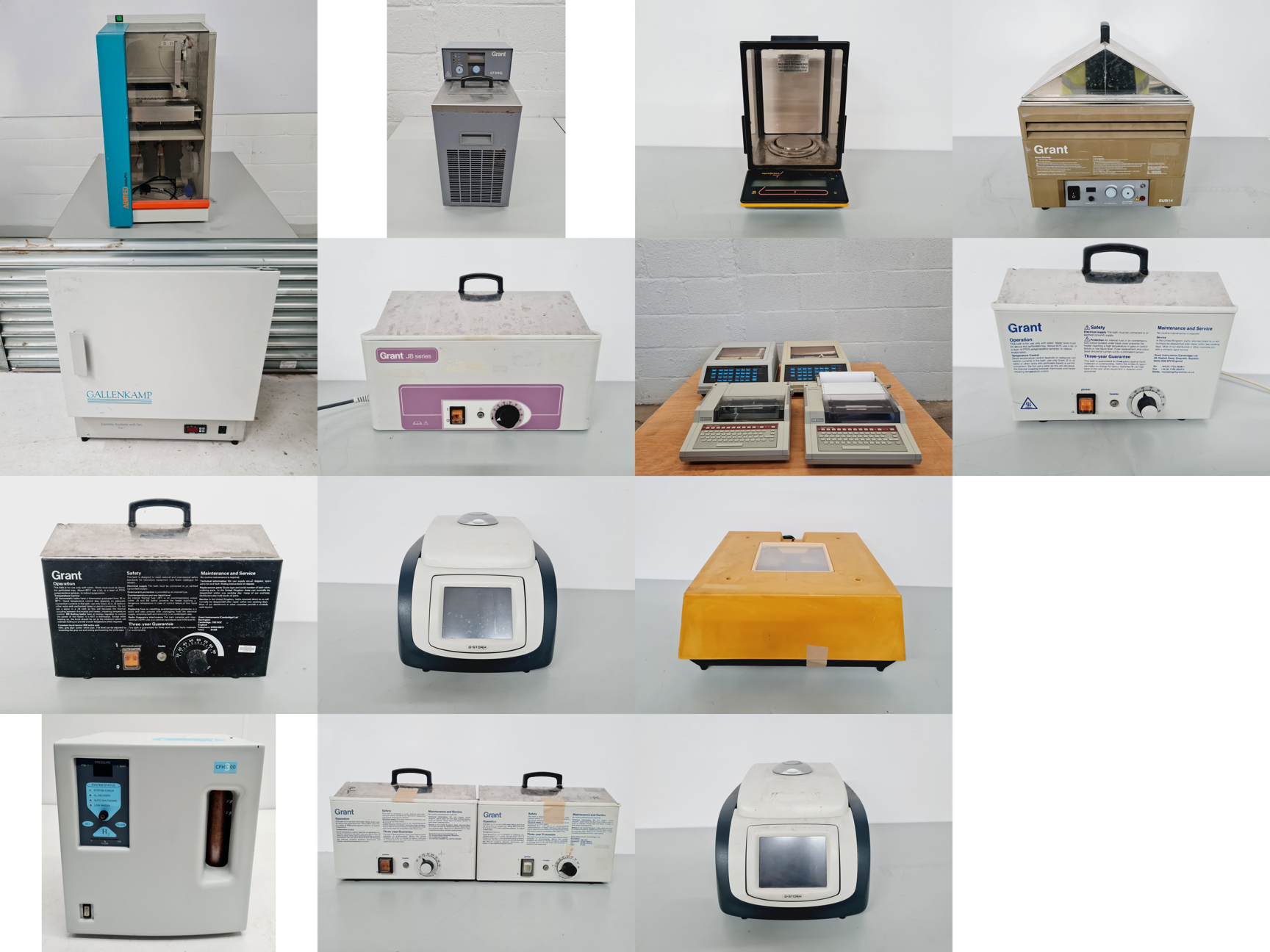 Image of Mixed Job Lot of Laboratory Equipment - Grant, G-Storm, PEAK , Sartorius Lab